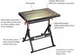 TS3020 Стол сварочный монтажный Nomad™ Economy welding table
