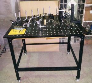Монтажный сварочный стол с комплектом универсальных сборочных приспособлений FrameBuilder-115 